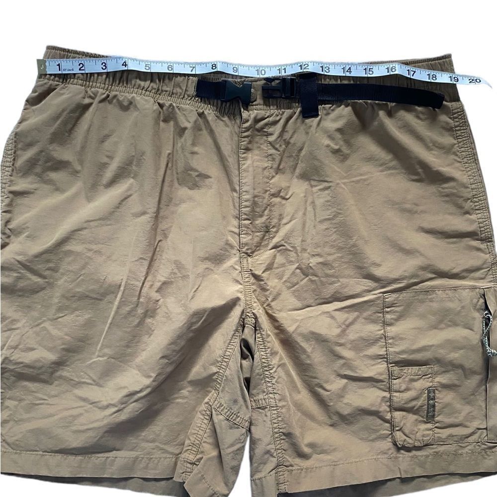 Columbia Cargo Hiking Shorts Mens Large Tan Summer BB0341 - Picture 3 of 6